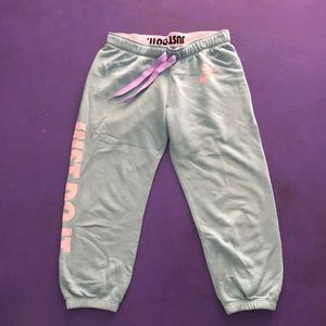 Baby blue Nike sweatpants